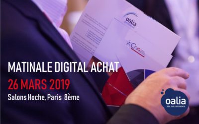 Oalia sponsor of the Digital Procurement Conference| March 26th, 2019| Salons Hoche, Paris 8