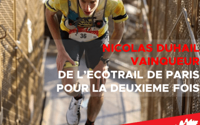 Nicolas Duhail, vainqueur de l’écotrail de Paris pour la deuxième fois